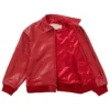 8 Ball Men's Supreme AW19 Martin Wong Red Leather Jacket