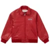 8 Ball Men's Supreme Red Leather Jacket