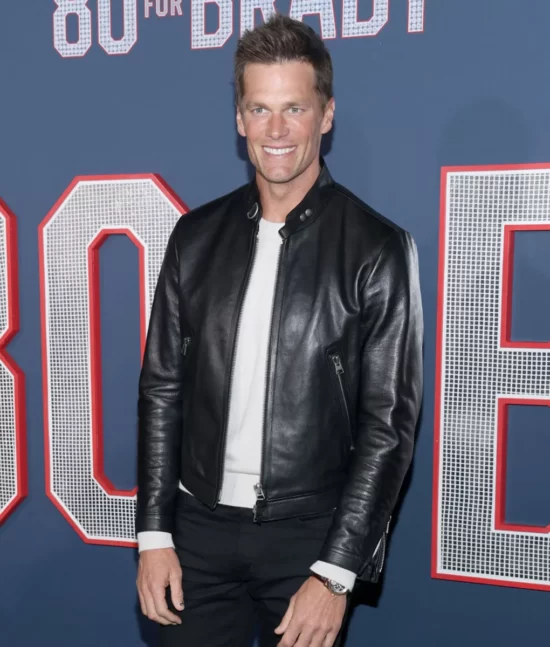 80 For Brady Tom Brady Top Leather Jacket
