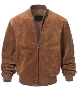 Adam Suede Bomber Suede Leather Jacket