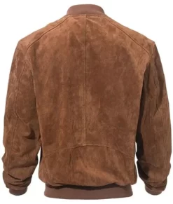 Adam Suede Bomber Top Leather Jacket