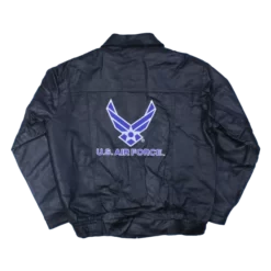 Air Force Leather Bomber Jacket Back