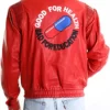 Akira Kaneda Good For Health Bad For Education Leather Jacket Back