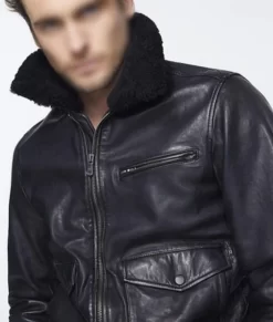 Alexander G-1 Black Geniune Leather Jacket