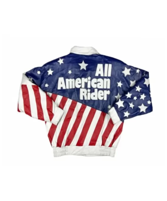 All American Rider Leather Jacket Back