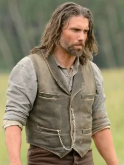Anson Mount Hell On Wheels Leather Vest