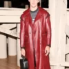 Anthony Keyvan Xo, Kitty 2023 Red Real Leather Coat
