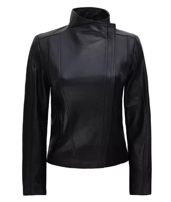 Arezoo Women's Black Top Leather Jacket