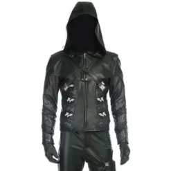 Arrow Season 5 Prometheus Top Leather Jacket