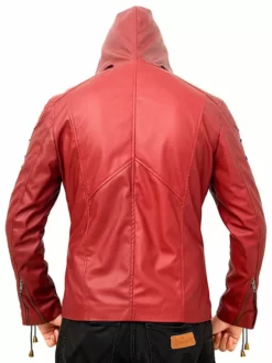 Arsenal Arrow Red Real Leather Jackets