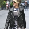 Ashley Roberts Black Biker Jacket