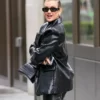 Ashley Roberts Black Pure Leather Jacket