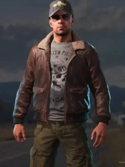 Aviator Far Cry 5 Brown Jacket