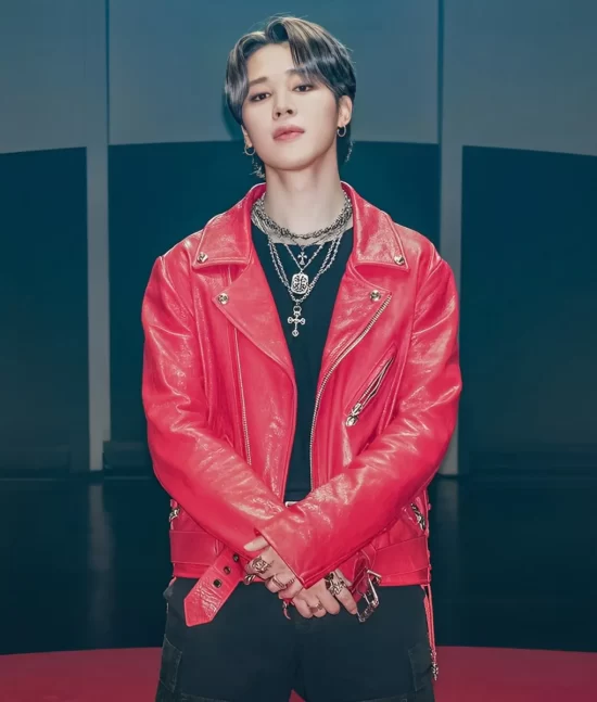 BTS Jimin Vibe Leather Jacket