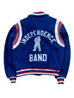 Band Varsity Blue Independence Day Bomber Jacket