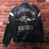 Bartolemo Baltimore Ravens NFL Premium Bomber Leather Jacket