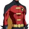 Batman Robin (Tim Drake) Red & Black Mens Leather Jackets