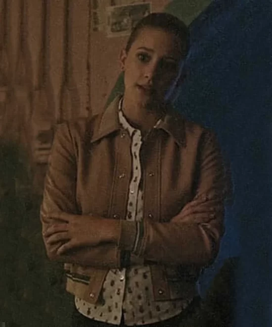 Betty Cooper Riverdale Brown Leather Bomber Jacket