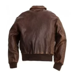 Billy Stranger Things Real Brown Leather Bomber Jacket