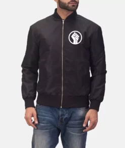 Black Lives Matter Bomber Leaher Jacket