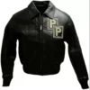 Black Pelle Pelle Studded Leather Jacket