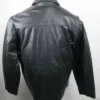 Black Pittsburgh Steelers Nfl Leather Jacket Back