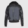 Black Slim Fit Bomber Jacket