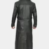 Blade Wesley Snipes Leather Trench Back Leather Coat