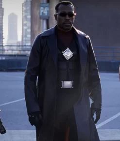 Blade Wesley Snipes Leather Trench Coat