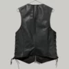 Bone Skeleton Best Leather Vest