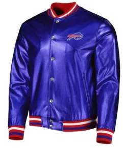 Buffalo Bills Metallic Royal Blue Jacket