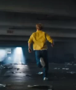 Bullet Train 2022 Brad Pitt Yellow Jacket Back