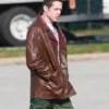 Bupkis’ Pete Davidson Brown Real Leather Jacket