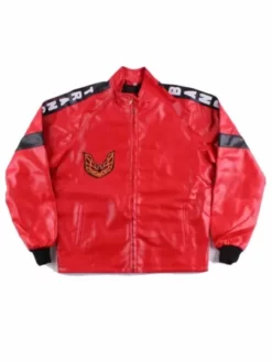 Burt Reynolds Bandit Trans Am Red Leather Jacket Front