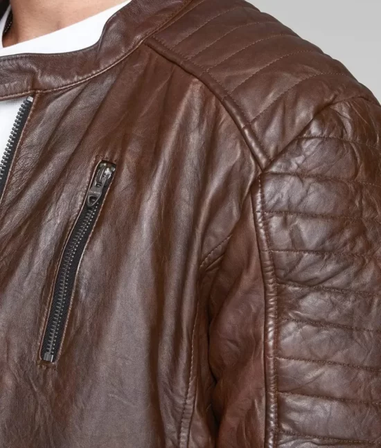 Caleb Nichols Season 4 Top Leather Jacket