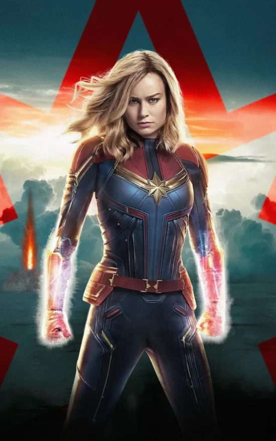Captain Marvel Carol Danvers Leather Jacket