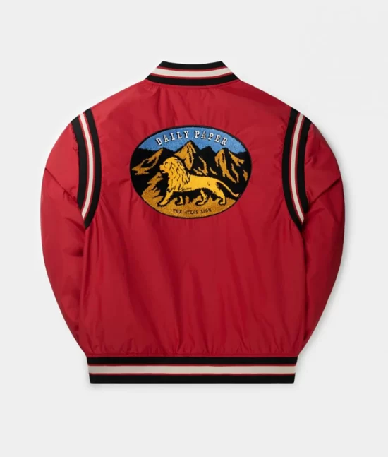 Chance the Rapper Red varsity Leather Jacket