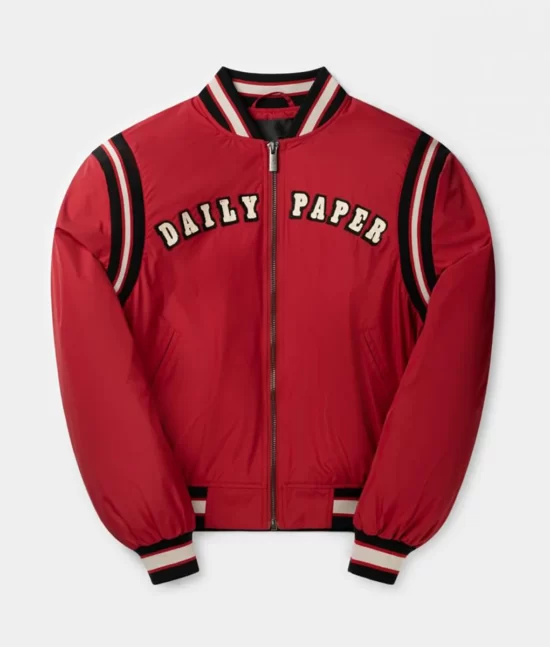 Chance the Rapper Red varsity Real Leather Jacket