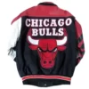 Chicago Black and Red Top Leather Jacket