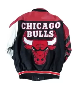Chicago Black and Red Top Leather Jacket