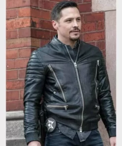 Chicago P.D. Kenny Rixton Bomber Leather Best Jacket
