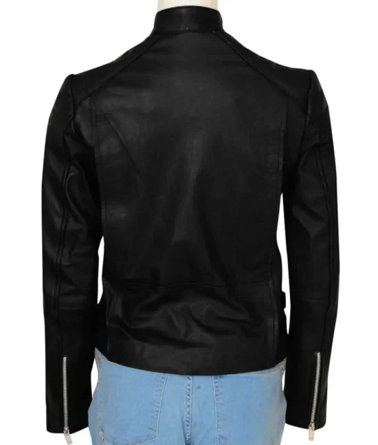 Chloë Grace Moretz The 5th Wave Pure Black Leather Jacket