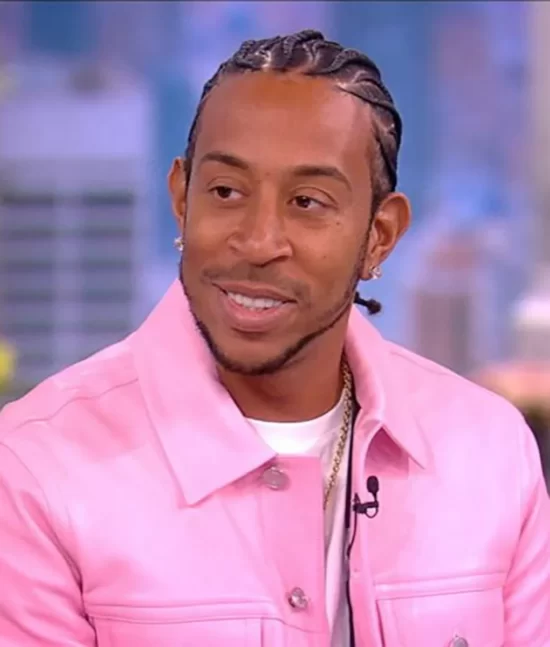 Chris “Ludacris” Pink Trucker Leather Jacket