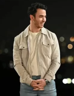 Claim To Fame Kevin Jonas Trucker Suede Jacket