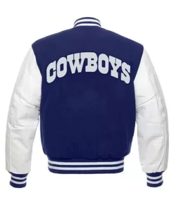 Cowboys Blue Wool Varsit Top Jacket
