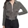 Criminal Minds Jennifer Jareau Maroon Prenium Suede Leather Jacket