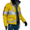 Cyberpunk 2077 Edgerunners David Martinez Yellow Real Leather Jacket