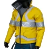 Cyberpunk 2077 Edgerunners David Martinez Yellow Top Leather Jacket
