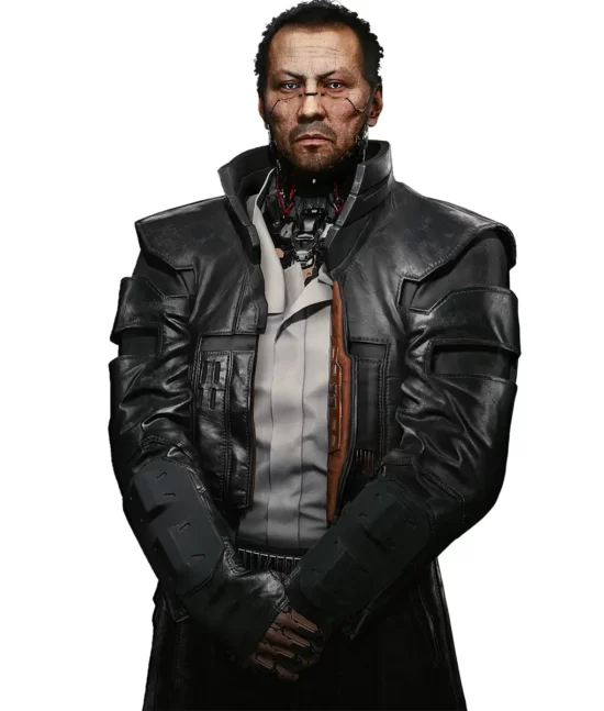 Cyberpunk 2077 Goro Takemura Top Leather Coat
