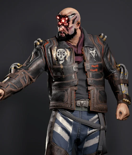 Cyberpunk 2077 Royce Leather Jacket